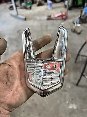 $100 • Buy 1946 Chevrolet Chevy 46 Hood Emblem Ornament Original GM HOT RAT ROD Vintage