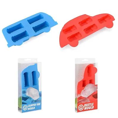 Volkswagen Ice Cube Tray With VW Camper Van Shape Cubes Silicone Mould Ice Tray • £7.29