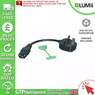 £6.27 • Buy LUMii - HID To CFL Converter Lead - With UK Plug And CFL Support For Reflector