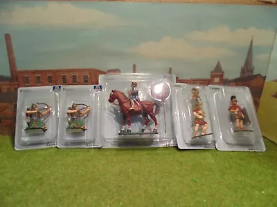 Superb 54 Mm Scale Metal Roman Soldiers Archers Line Nice Items • £8.99