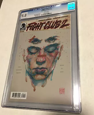 FIGHT CLUB 2 #1 MT 9.8 CGC White Pages DAVID MACK Cover FREE SHIPPING NOW • $95