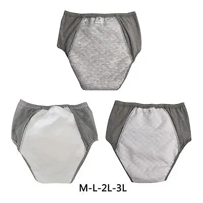 £13.19 • Buy Soft Reusable Washable Underwear Incontinent Briefs Pants For Elderly