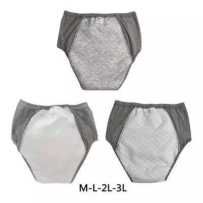 £13.19 • Buy Soft Reusable Washable Underwear Incontinent Briefs Pants For Elderly