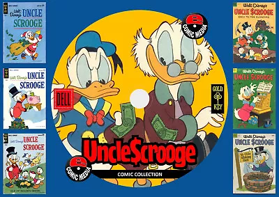 Uncle Scrooge (Gold Key-DELL) Comics On PC DVD Rom (CBR Format) • £4.99