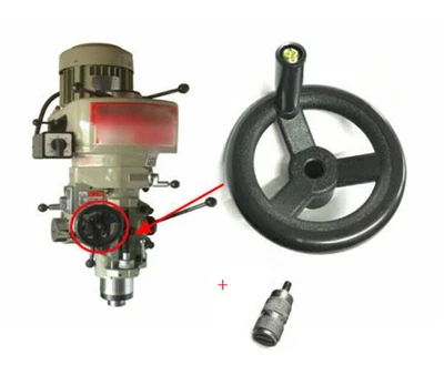 £20.39 • Buy CNC Milling Machine Fine Feed Black Plastic Hand Wheel + 1PC Feed Reverse Knob