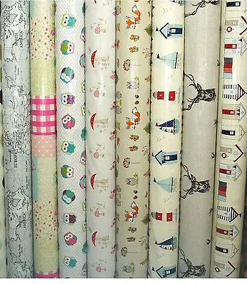 £8.99 • Buy Fryetts PVC Fabric WIPE CLEAN Tablecloth Oilcloth All Designs And Sizes