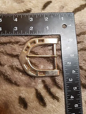 Vintage Belt Buckle Horseshoe Design Line Dancing Cowboy LARP Wild West Cosplay • £15