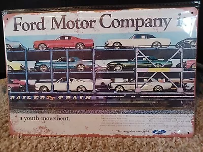 Ford Mustang   A Youth Movement  Metal Sign New SEALED!  • $13.90