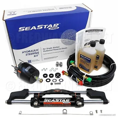SeaStar Pro HK7500A-3 Hydraulic Steering Kit W/ 16ft Hose HO5716 Outboard Boat • $1699.99