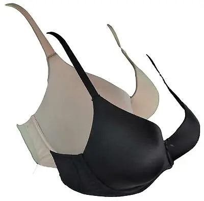 M&S Underwired Plunge T-Shirt Bra Padded Stretch Adjustable Straps  • £5.95