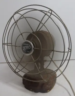 Electric Fan Vintage Zero Model 1250 • $49