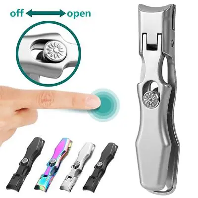 Ultra Sharp Nail Clippers Portable Steel Anti Splash Jaw Opening Wide NEW • £4