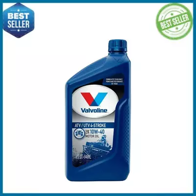 Valvoline 4-Stroke ATV/UTV SAE 10W-40 Motor Oil 1 Quart NEW • $8.99