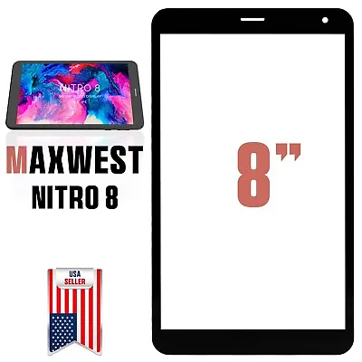 8 Inch Touch Screen Digitizer Panel Glass Replacement For Maxwest Nitro 8 Tablet • $17.69