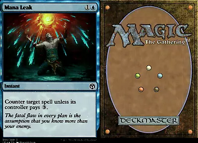 Magic The Gathering -MTG-Mana Leak Foil • $1.99