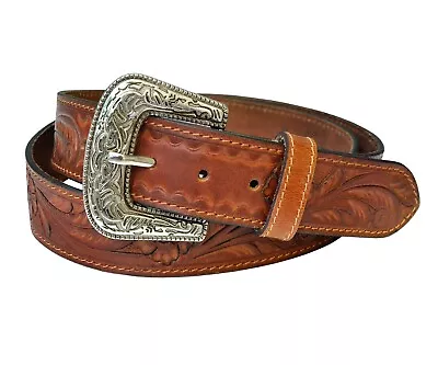 Removable Buckle Western Cowboy Leather Belt Button Closure For Buckle • $19.99