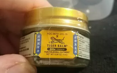 TIGER BALM ULTRA STRENGTH PAIN RELIEVING OINTMENT-.35 Oz-new/sealed-exp. 6/24 • $9.95