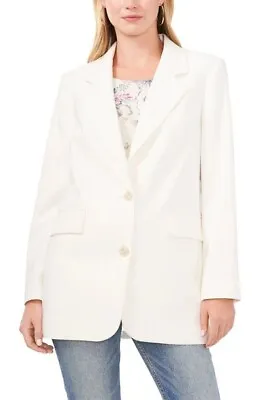 VINCE CAMUTO Women's Oversized Blazer In New Ivory SIZE 4 • $45