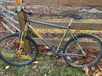 Bicycle Litespeed Obed Titanium Bontrager Seatpost Cranks & Bars Manitou Shocks  • $540