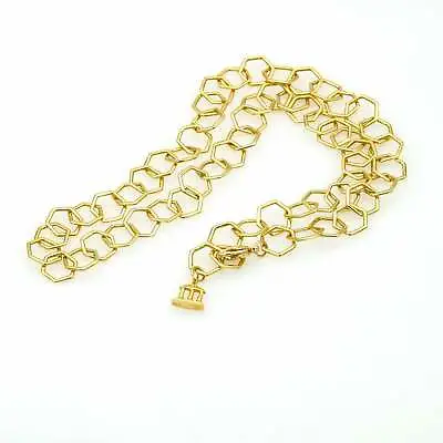 $4250 • Buy Temple St Clair Garden Of Earthy Delights Link Chain Necklace In 18k Yellow Gold