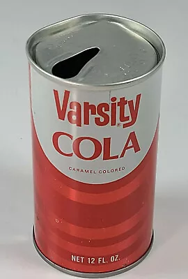 Vintage Varsity Cola Soda Pop Can Straight Steel Graf's Milwaukee WI • $6.99