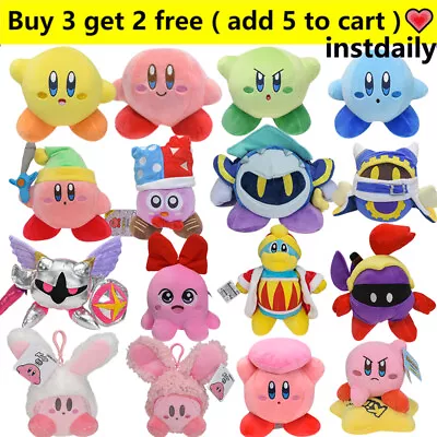 Kirby Super Star Plush Toys Cute Soft Stuffed Collection Doll Kid Birthday Gifts • $17.99
