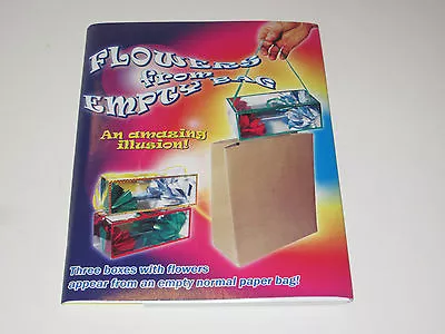 £20.60 • Buy Flowers From Empty Bag Magic Trick- Stage & School Shows, Spring Flowers In Box