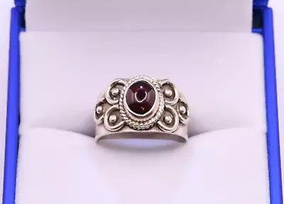 £5.11 • Buy Sterling Silver Ladies Spinel Gemstone Ring Size Q 1/2 Vintage Gift 5.1g AAD167