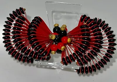 WWII Style Miriam Haskell Rare Early Book Piece Large 3  High End Plastics Beads • $149.99