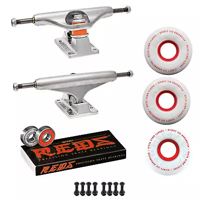 Independent Trucks Ricta SKATEBOARD 86a Clouds Wheels PACKAGE Bones Reds Bearing • $82.95