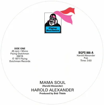Harold Alexander  Mama Soul  1971 Funk • £9.99