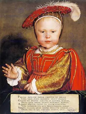 £9 • Buy Painting Antique Holbein Junior Tudor King Edward Vi England Art Print Lah510b