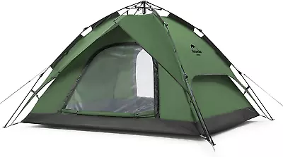 Instant 3-4 Person Pop Up Tents Beach -Dual-Purpose Pergola-Waterproof Automatic • $199.62