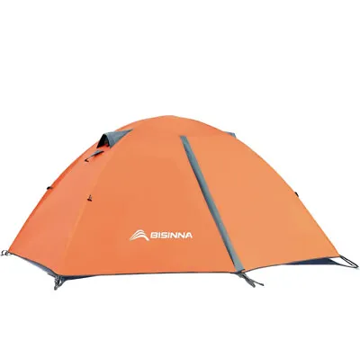 2/4 Person Camping Tent Lightweight Backpacking Tent Waterproof Windproof Two Do • $60