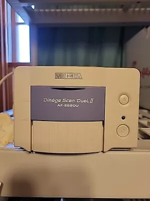 Minolta Dimage Scan Dual II Slide/Film Scanner Untested Spares Repairs UNIT ONLY • $32