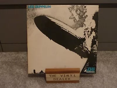 Led Zeppelin - Mega Rare 1st Lp (1969 Turquoise Superhype A1/b1 Stereo Vg+/vg+ • £2100