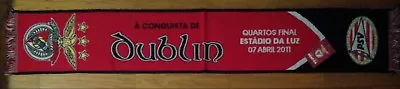 OFFICIAL SCARF UEFA EUROPA LEAGUE 10/11 SL BENFICA X PSV EINDHOVEN • $10.99