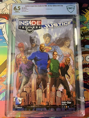 $150 • Buy Justice League Goes Inside The NBA All Star Edition 2015 Graded CBCS 6.5 Comic