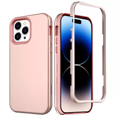 For IPhone 11 12 13 14 Pro Max 8 SE Case Hybrid Shockproof Heavy Duty Hard Cover • $9.99