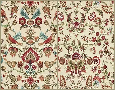 £7.99 • Buy WILLIAM MORRIS Inspired - Cotton Rich Tapestry Fabric Material -140cm 54  Wide 