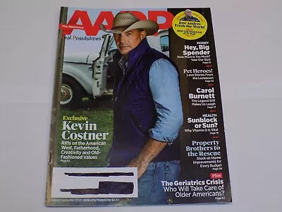 AARP The Magazine Kevin Costner Property Brothers Jose Andres Carol Burnett Sun • $9.99