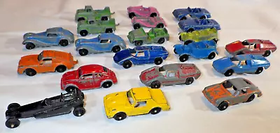 VTG Lot Of 20 TootsieToy MIDGETOY  Mustang Jeep Fiat Abarth Benz Cars Trucks • $8.99