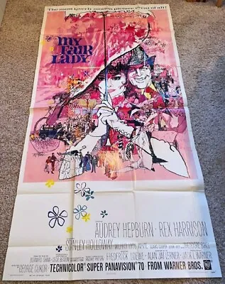 My Fair Lady Original Movie Poster Audrey Hepburn Rex Harrison*Hollywood Posters • $1395