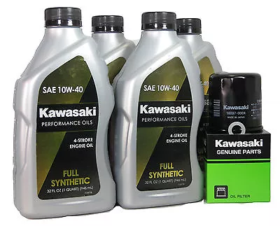 2006 Kawsaki VULCAN 1600 MEAN STREAK Full Synthetic Oil Change Kit • $69.99