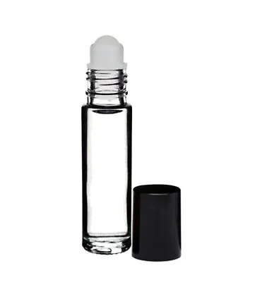 12 Glass Roll On Bottles 10 Ml Wholesale Lip Gloss Roller Bottle 1/3 Oz. • $11.99