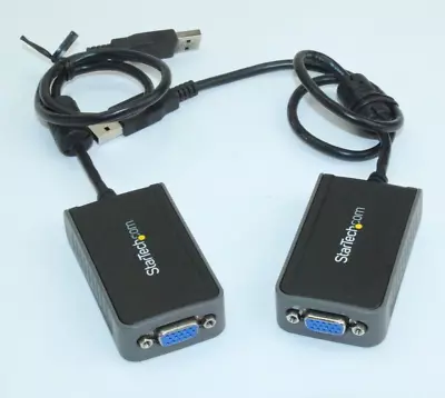 Lot Of 2 StarTech USB2VGAE2 USB To VGA External Video Adapter Connector • $22.99