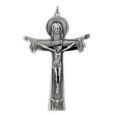 Hanging Trinity Crucifix - 4 1/2 Inch • $11.95