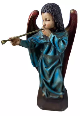 Vintage 1972 Universal Statuary  Corp. Angel Statue Playing A Trumpet/Chicago • $89