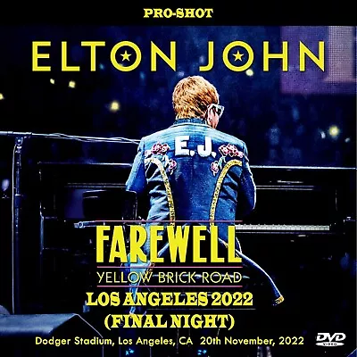 Elton John Los Angeles 2022 Final Night 2dvd • $30