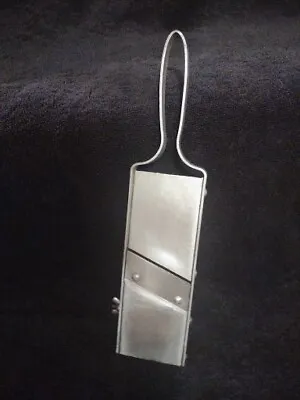 $18 • Buy Vtg. Cheese Slicer - Sled Style  - Stainless Steel - Kitchen Wall Decor Or Use !